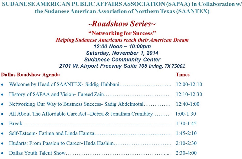 SAPAA_Dallas_Roadshow_Program.jpg Hosting at Sudaneseonline.com
