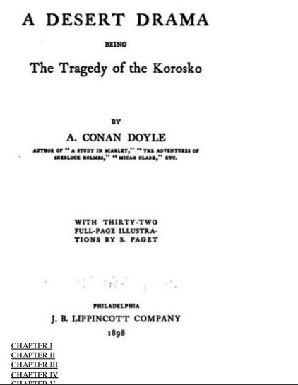 Adesertdramasudanbya.conandoyle.jpg Hosting at Sudaneseonline.com